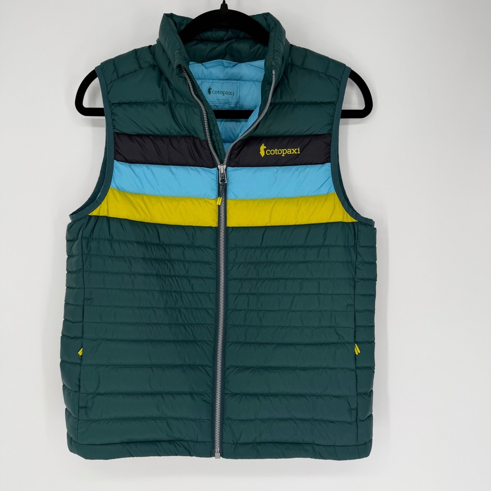 COTOPAXI FUEGO DOWN VEST WOMEN'S SMALL DEEP OCEAN 800 FILL GORPCORE RETRO SKI
